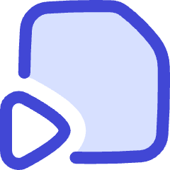 Video File Play Icon from Flex Duo Set