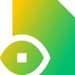 View Document Files Icon from Sharp Gradient Set