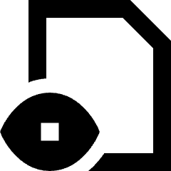 View Document Files Icon from Sharp Remix Set