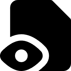 View Document Files Icon from Core Solid Set