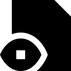 View Document Files Icon from Sharp Solid Set
