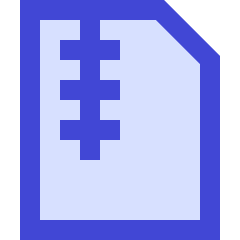 Zip File Icon from Sharp Duo Set
