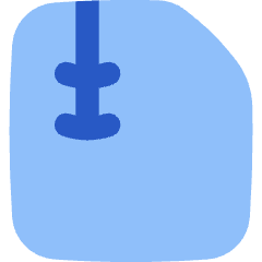 Zip File Icon from Flex Flat Set