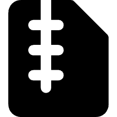 Zip File Icon from Core Solid Set