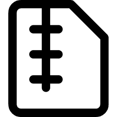 Zip File Icon from Core Line Set