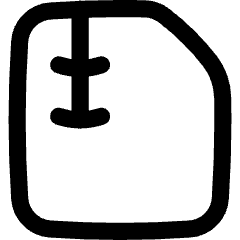 Zip File Icon from Flex Line Set