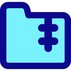 Zip Folder Icon from Core Pop Set