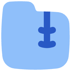 Zip Folder Icon from Flex Flat Set