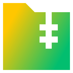 Zip Folder Icon from Sharp Gradient Set