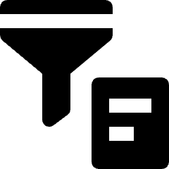 Filter Text Icon from Nova Solid Set