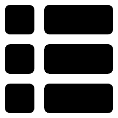 Layout Thumbnail 5 Icon from Nova Solid Set