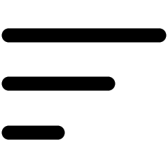 Ascending Sort 1 Icon from Ultimate Bold Set