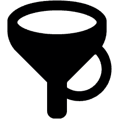 Filter Icon from Ultimate Bold Set