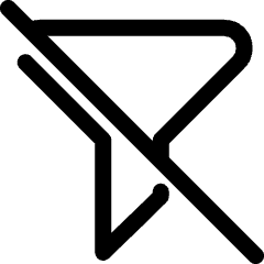 Filter Off 3 Icon from Ultimate Regular Set