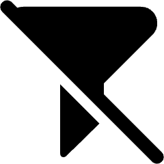 Filter Off 3 Icon from Ultimate Bold Set