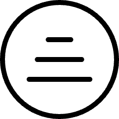 Filter Sort Lines Ascending Circle Icon from Ultimate Light Set