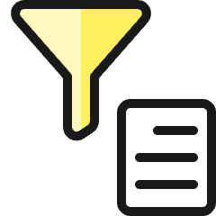 Filter Text Icon from Ultimate Colors Set