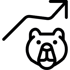 Saving Bear Increase Icon from Ultimate Light Set