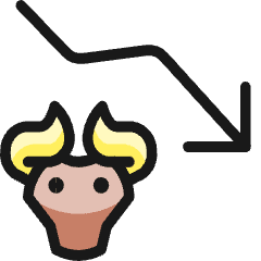 Saving Bull Decrease Icon from Ultimate Colors Set