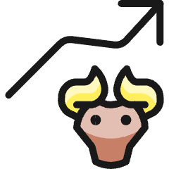 Saving Bull Increase Icon from Ultimate Colors Set