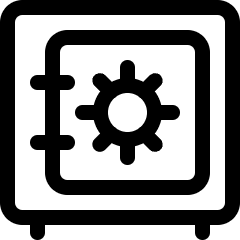 Saving Safe Icon from Ultimate Regular Set