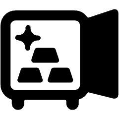 Saving Safe Open Icon from Ultimate Bold Set