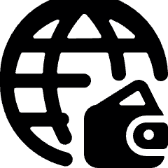 Saving Wallet International Icon from Ultimate Bold Set