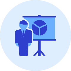 Businessman Chart Icon from Kameleon Duo Set