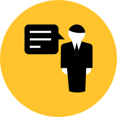 Businessman Talk Icon from Kameleon Pop Set