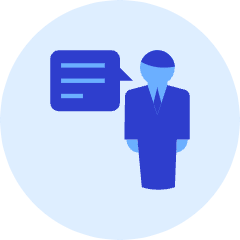 Businessman Talk Icon from Kameleon Duo Set
