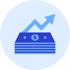 Money Increase Icon from Kameleon Duo Set