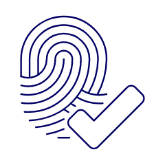 Fingerprint Pass Illustration from UX Line Set