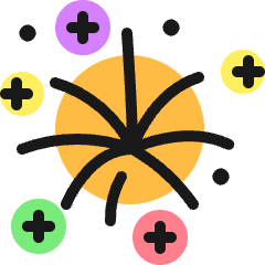 Fireworks Icon from Ultimate Colors Set