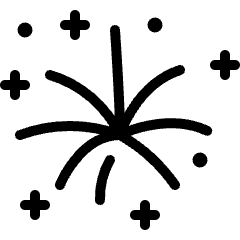 Fireworks Icon from Ultimate Light Set