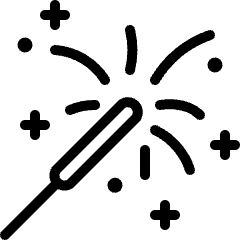 Fireworks Stick Icon from Ultimate Light Set