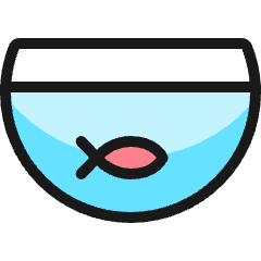 Fish Bowl Icon from Ultimate Colors Set