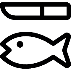 Fishing Bait Fish Icon from Ultimate Regular Set