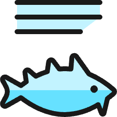Fishing Catch Icon from Ultimate Colors Set
