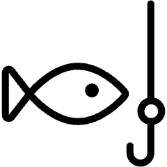 Fishing Fish Icon from Ultimate Light Set