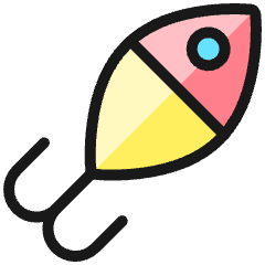 Fishing Lure Icon from Ultimate Colors Set