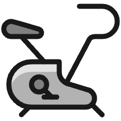 Fitness Bicycle 1 Icon from Ultimate Colors Set