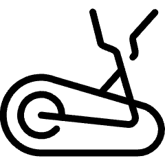 Fitness Bicycle Icon from Ultimate Light Set
