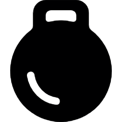 Fitness Grip Weights Icon from Ultimate Bold Set