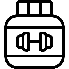 Fitness Protein Icon from Ultimate Light Set