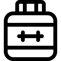 Fitness Protein Icon from Ultimate Regular Set