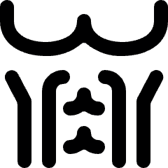 Fitness Six Pack Icon from Ultimate Bold Set
