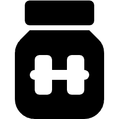 Fitness Whey Protein Icon from Nova Solid Set