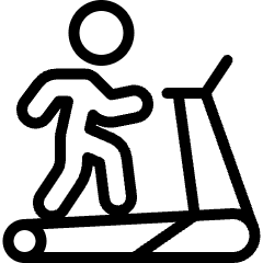 Sport Runninng Treadmill Icon from Ultimate Light Set