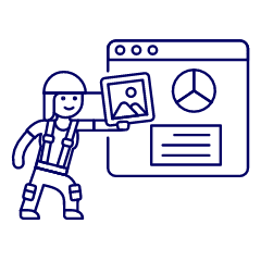 App Builder 4 Illustration from UX Line Set