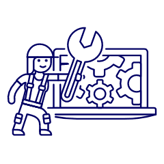Repair Technician 1 4 Illustration from UX Line Set